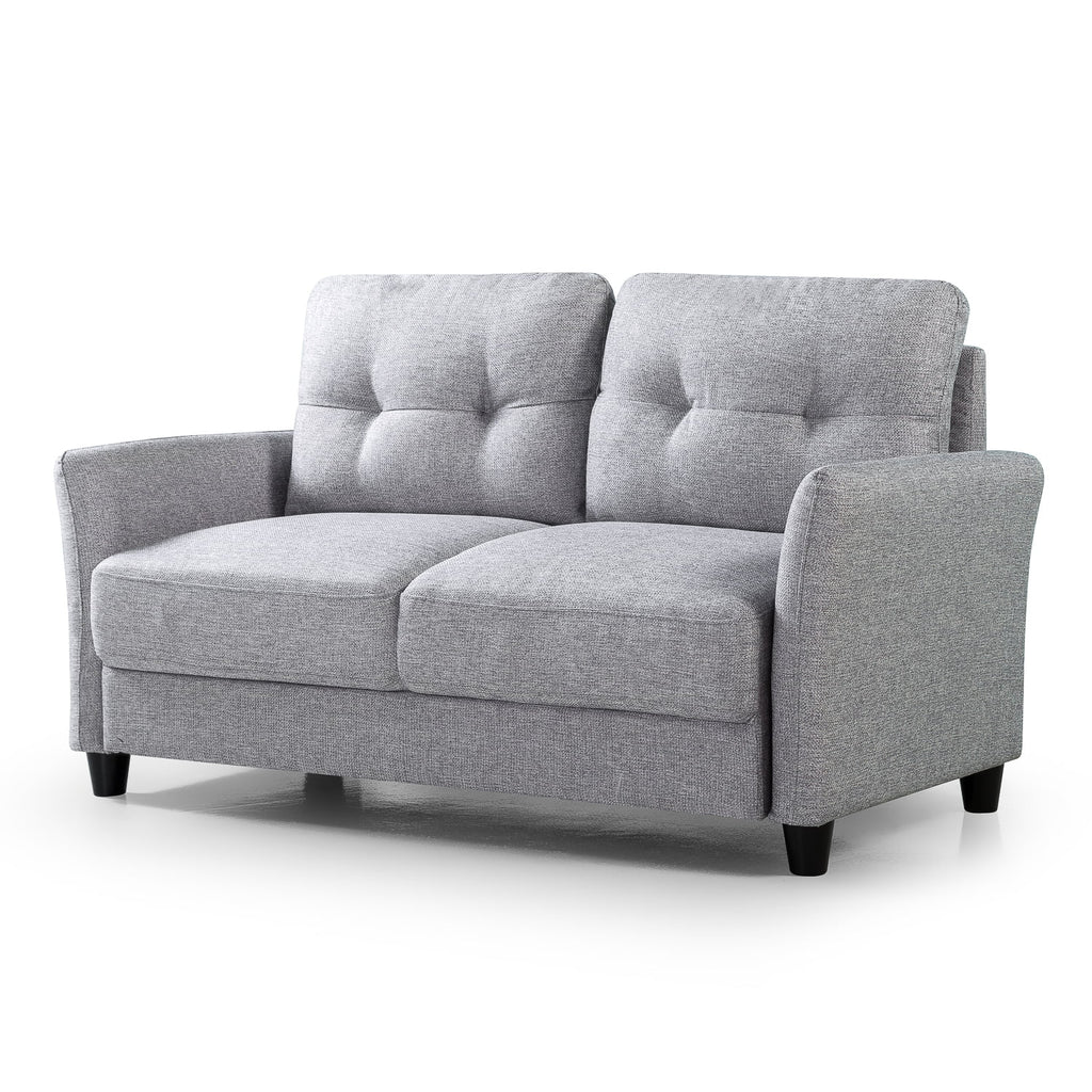 Soft Grey 2-Seater Loveseat X942702