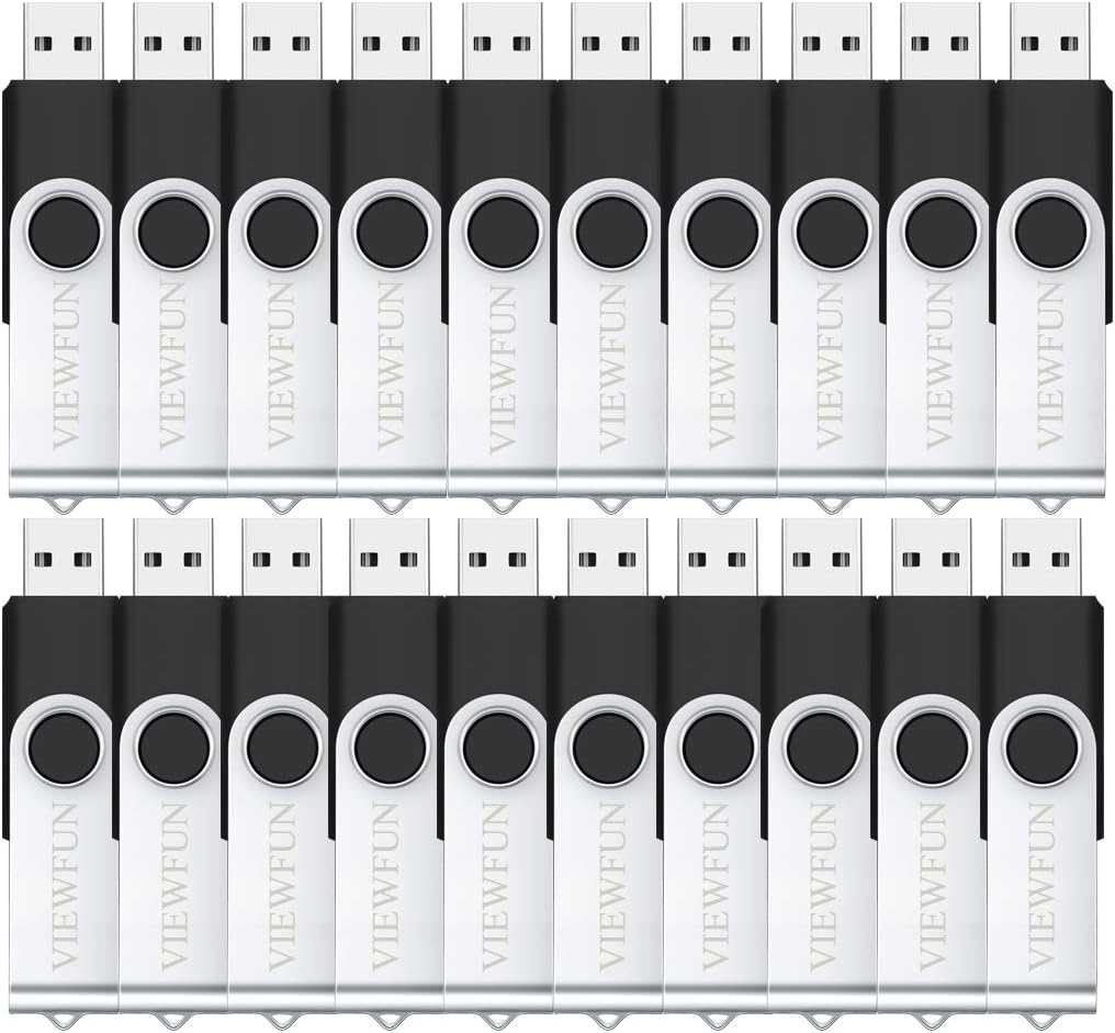 16GB 20 Pack USB 2.0 Flash Drive with LED Indicator and Lanyards P2560