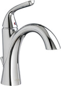 Polished Chrome Single Control Bathroom Faucet with Pop-up Drain E324877