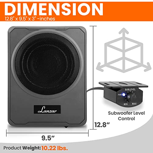 10-Inch Low-Profile Amplified Subwoofer System I4929
