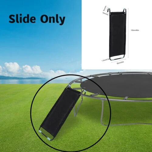 Kids Trampoline Slide 165lb Capacity Indoor Outdoor Z32178