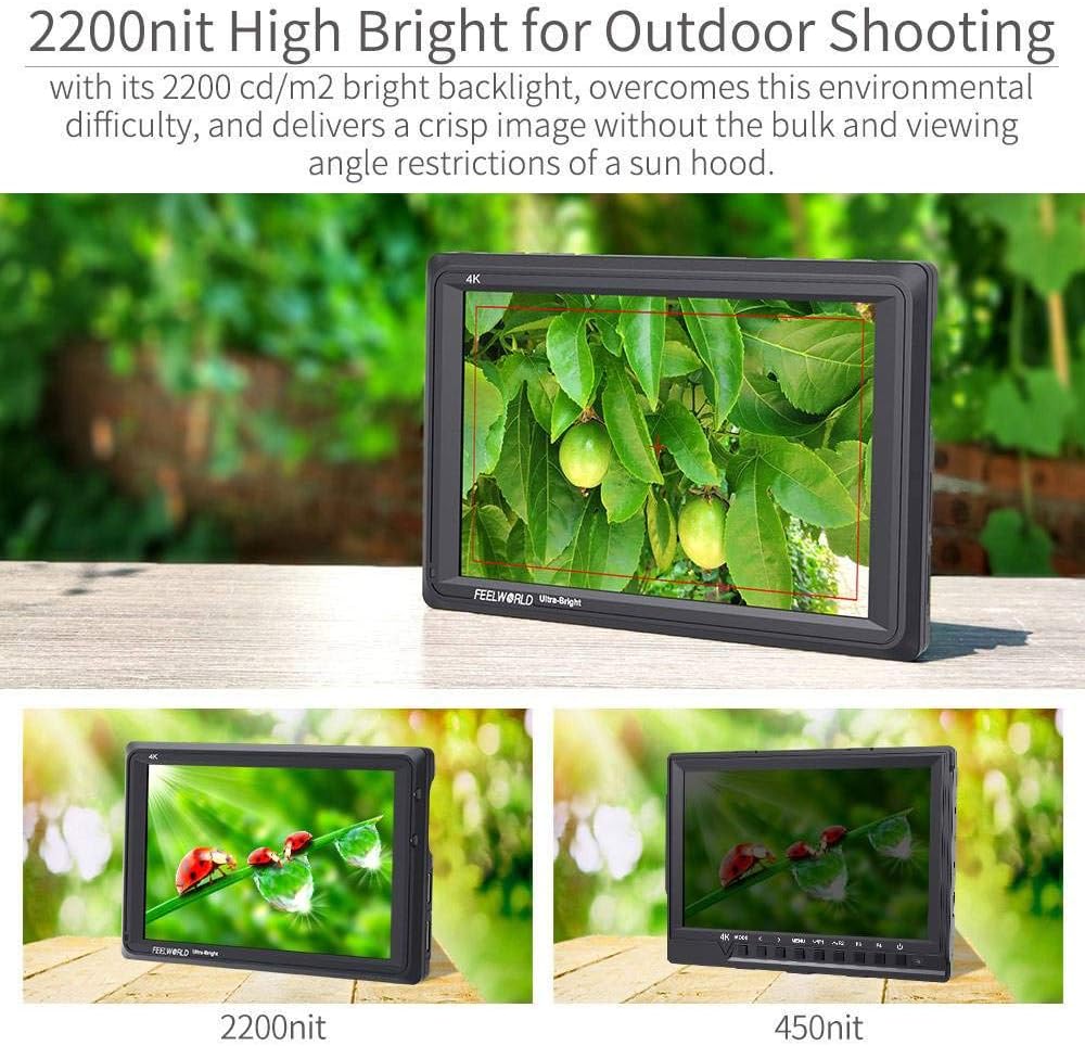 7 Inch 2200nit Ultra Bright DSLR Camera Field Monitor W62791