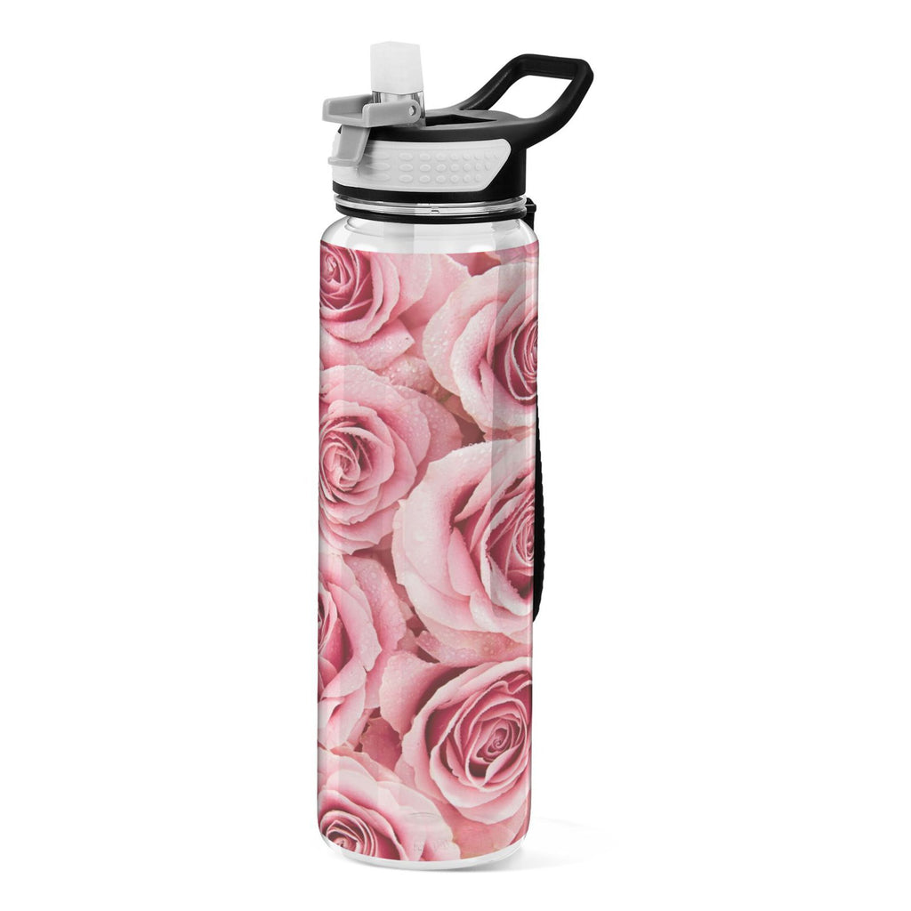 Pink Roses Flowers 32oz Tritan Leakproof Sports Bottle E7146