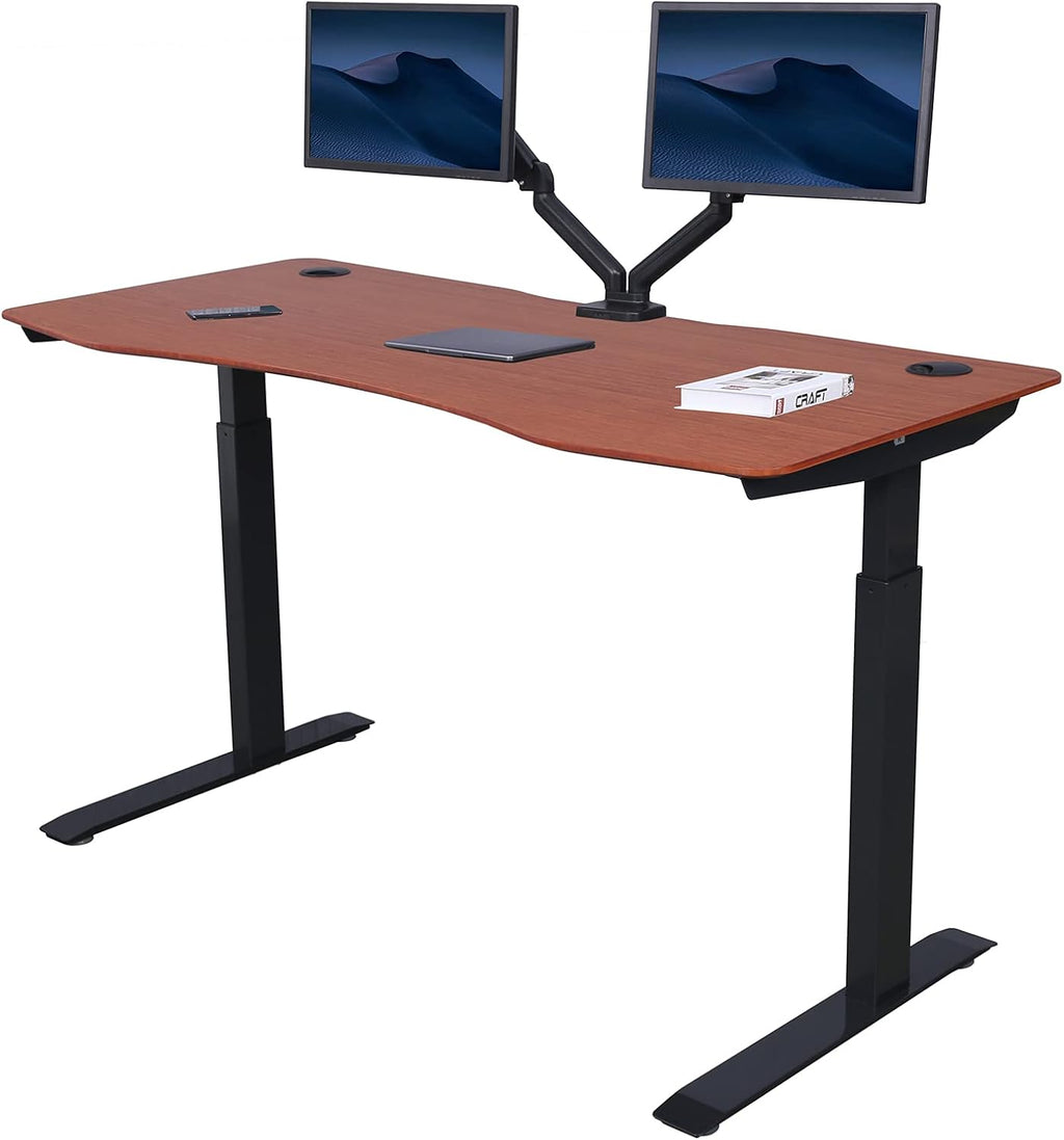 Grey Electric Height Adjustable Standing Desk L548013