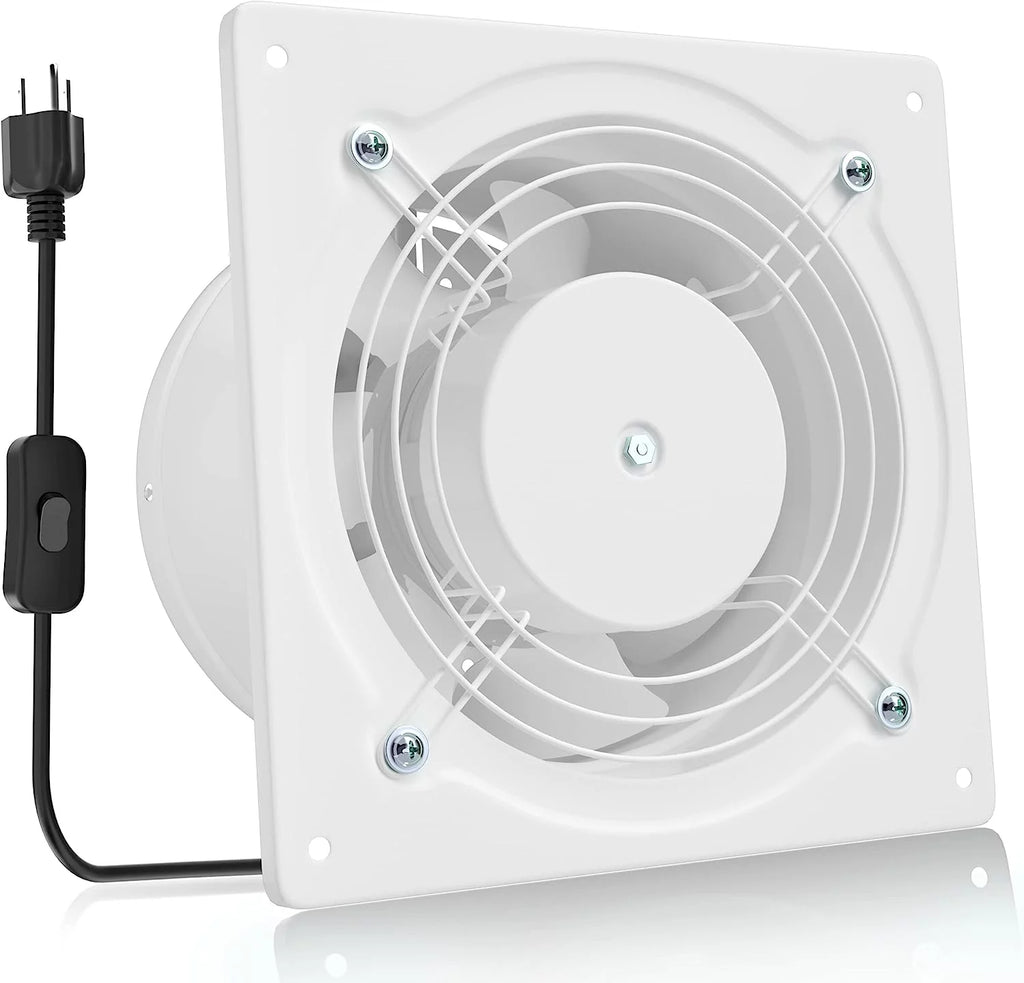 White 6 Inch Wall Mount Exhaust Fan Z71518