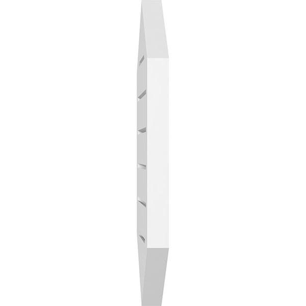 PVC Gable Vent 4/12 Pitch W5282