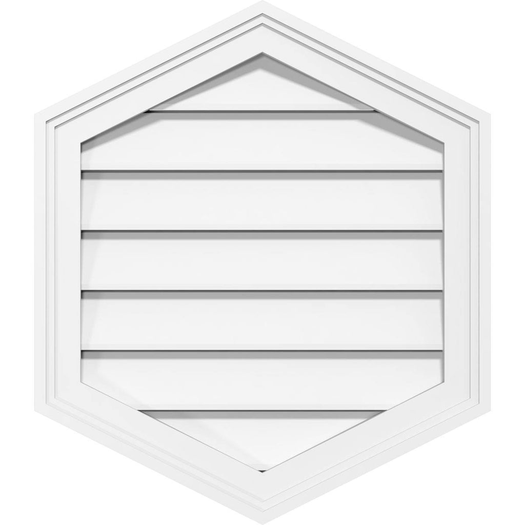 PVC Gable Vent 4/12 Pitch W5282