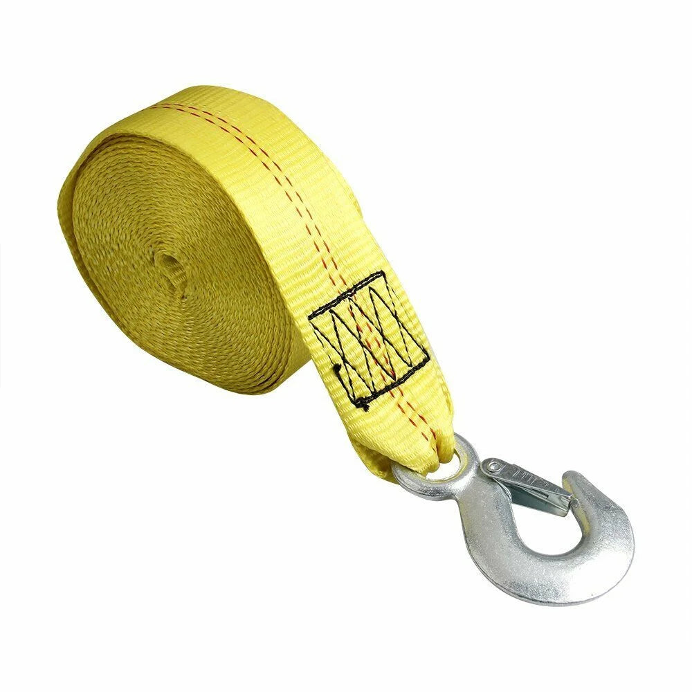 Boat Trailer Winch Strap with Hook 10000 Lbs Max Towing K78978