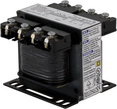 Industrial Control Transformer, 277 Volt Primary, 24 Volt Secondary, 50 VA M13963