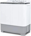 White & Grey Portable Twin Tub Washer Spin Dryer N32199