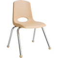 16x22 Stack Chair Chrome Legs Q9644