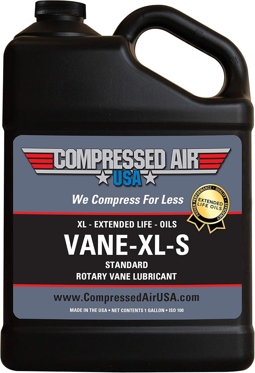 Rotary Vane Air Compressor Lubricating Oil, 1 Gallon, Pack of 2 C106223