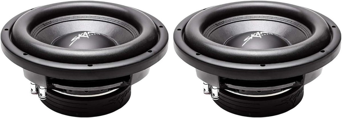 10" 800W Max Power Dual 2 Ohm Shallow Mount Subwoofers, Pair of 2 R582
