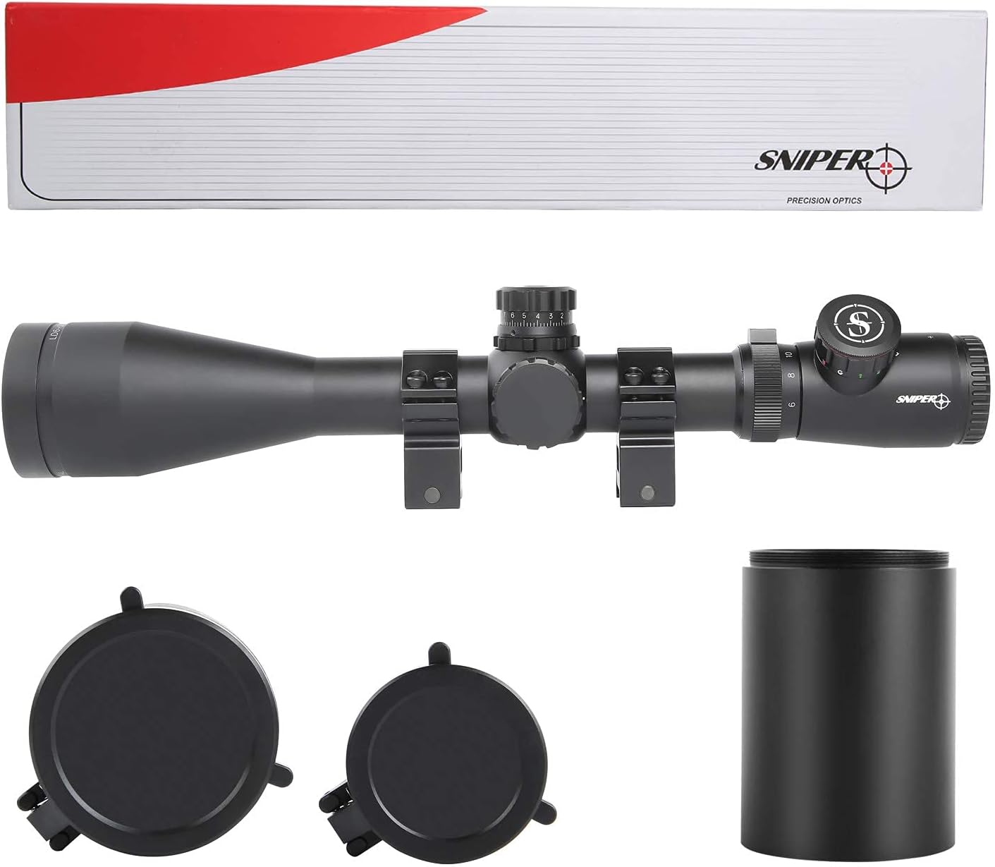 6-24x50 Second Focal Plane Rifle Scope 30mm Tube Illuminated Reticle Z183169