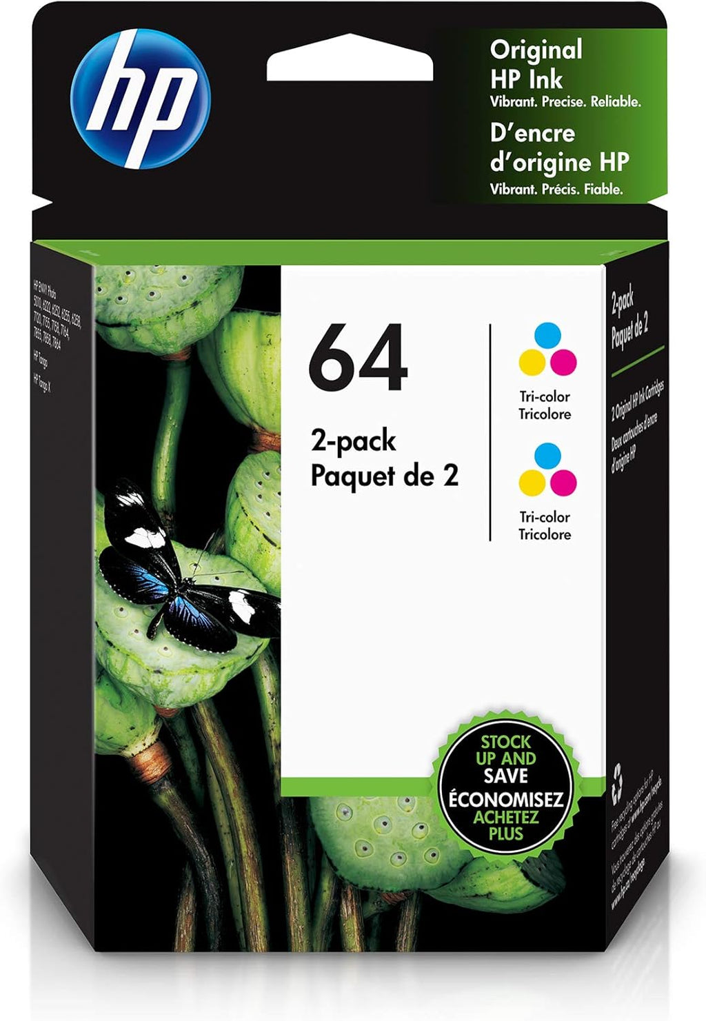 2 Ink Cartridges Tri-color E548858