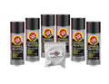 Black 6 Aerosol Cans Corrosion Prevention Penetrant Lubricant Undercoating Q560