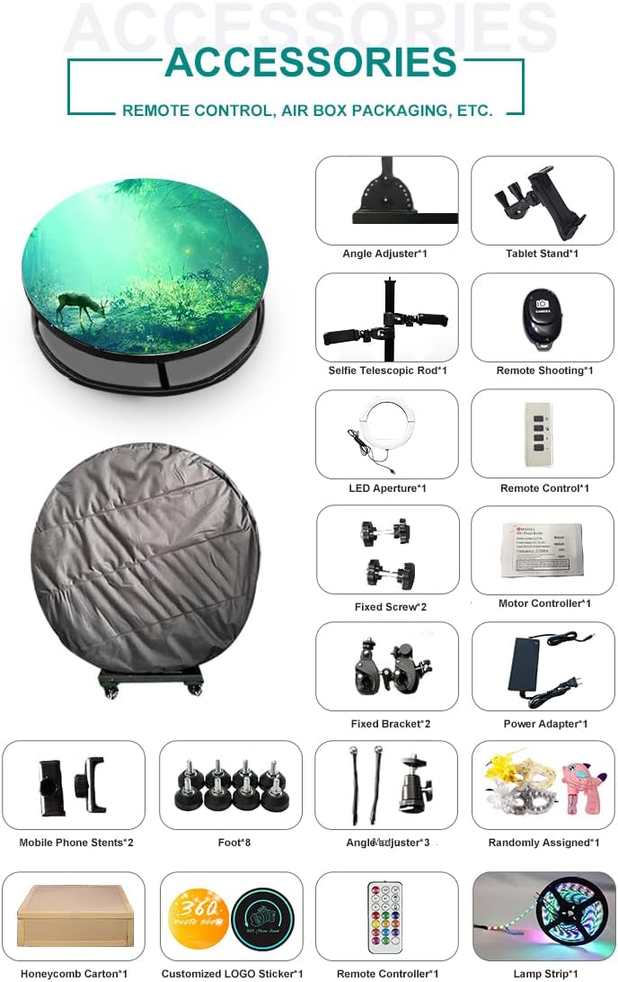 360 Photo Booth Machine (26.8”) P727