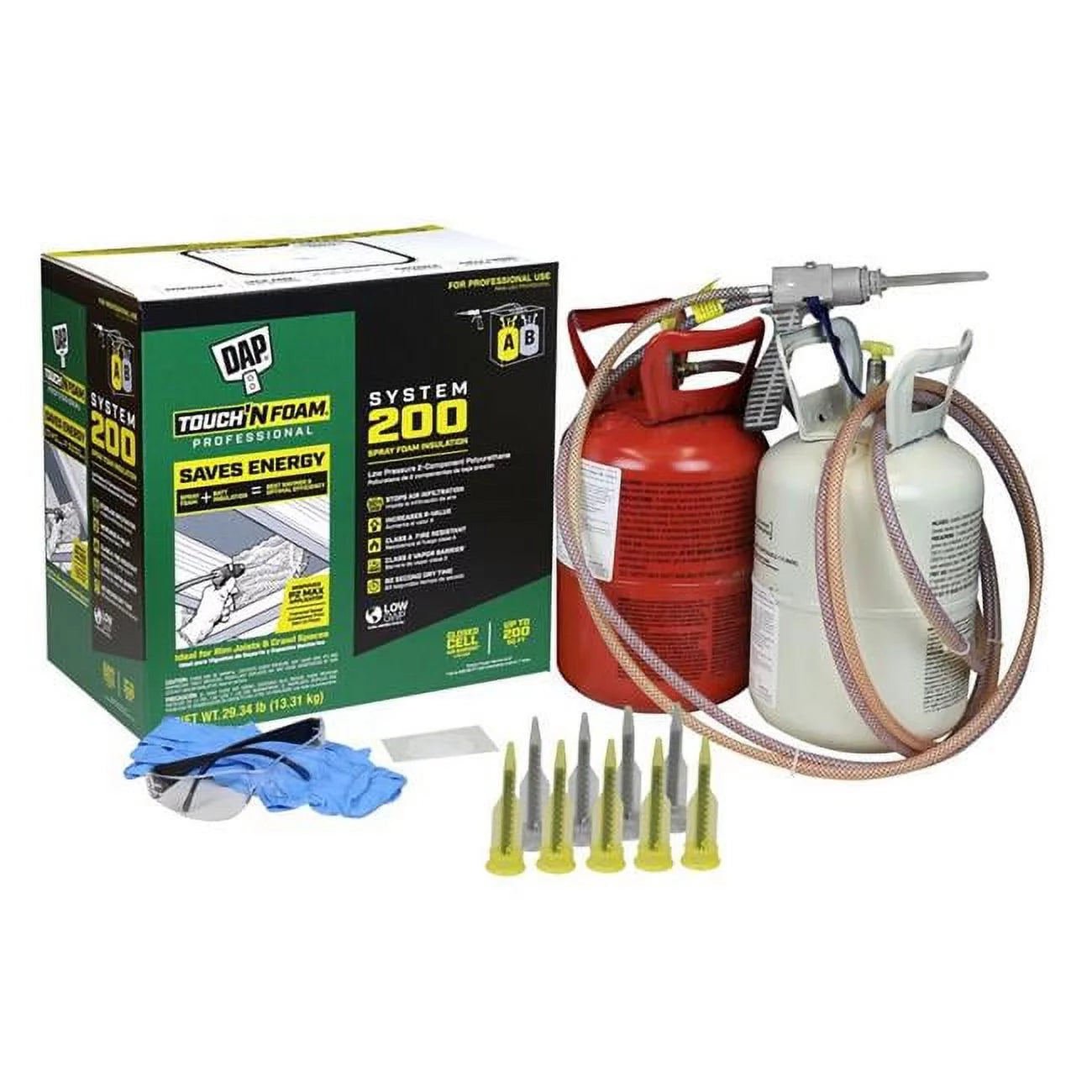 Cream Polyurethane Foam 2-Component Insulation Kit L779
