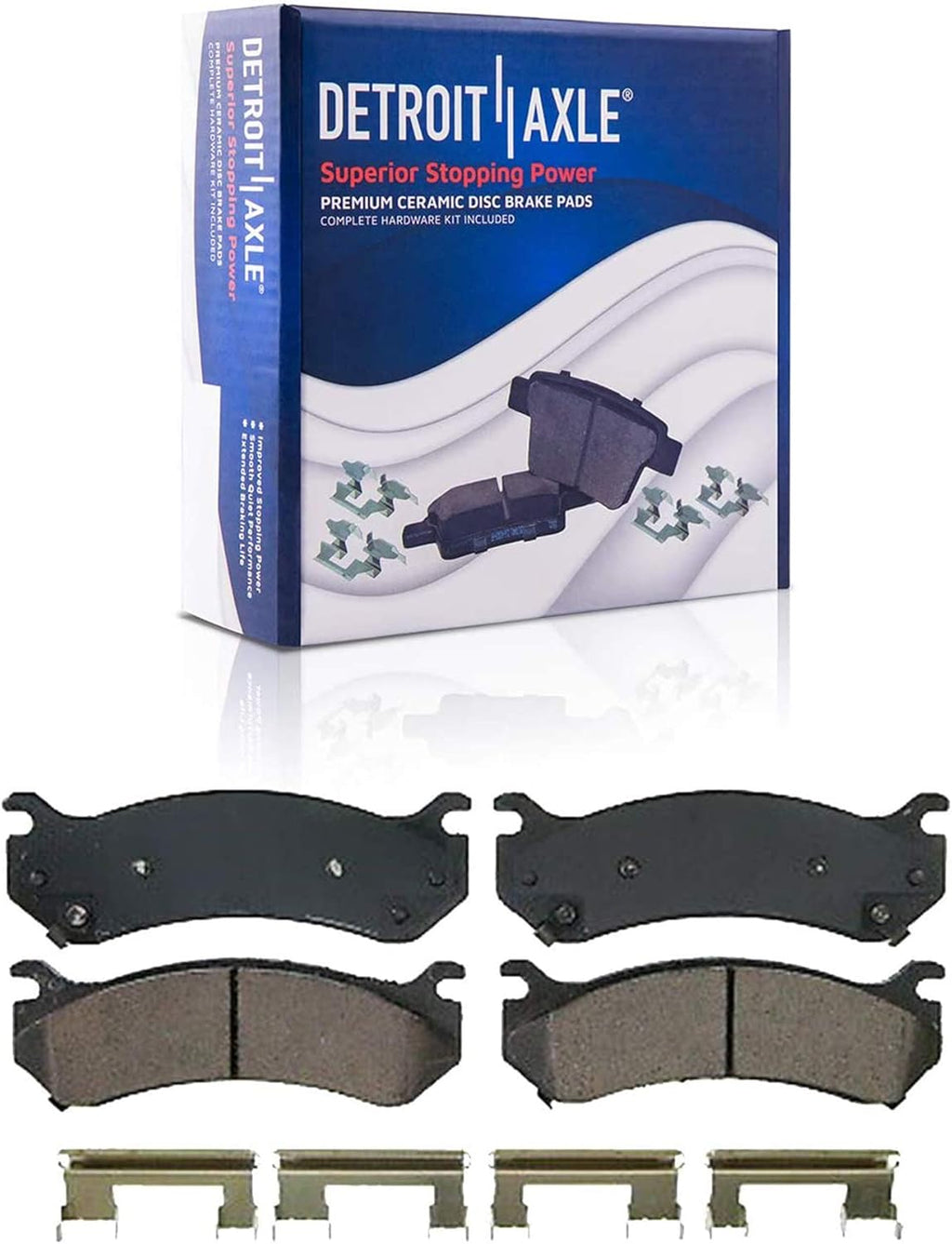 12.01" 6-Lug Front Disc Rotors Brake Pads C119529