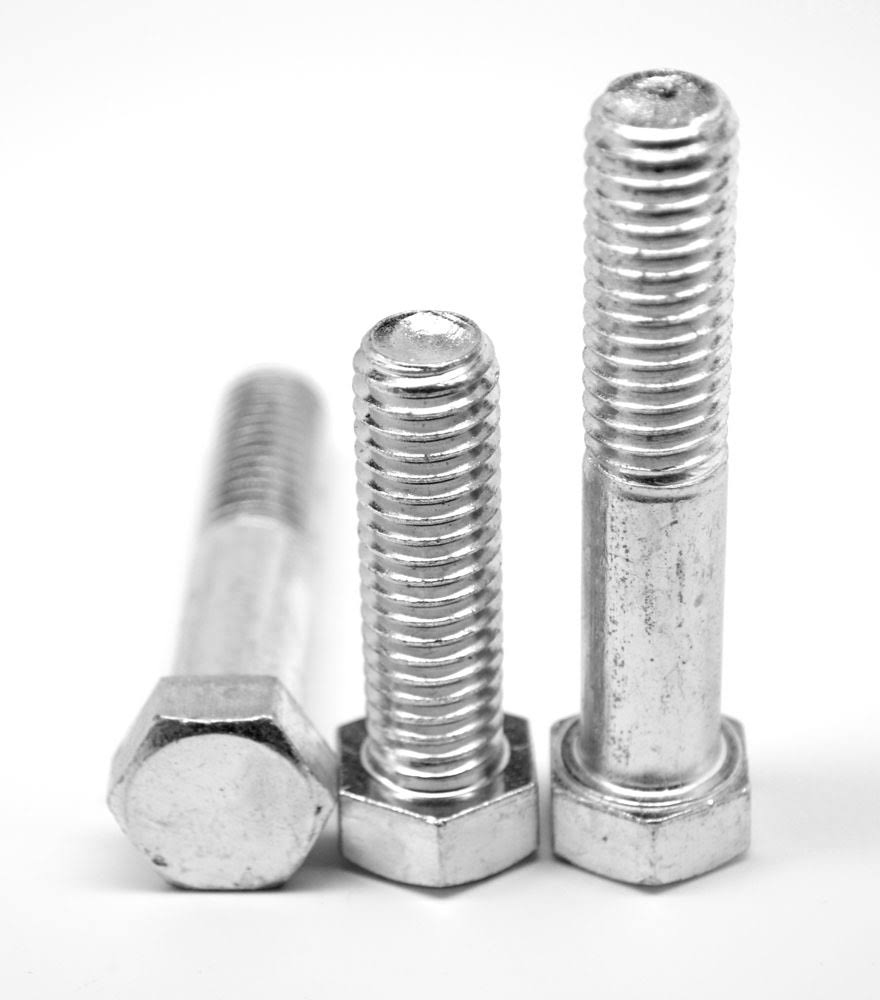 1x22-8 x 10 1/2x22 Coarse Thread Grade 5 Hex Cap Screw Medium Carbon Steel Zinc Plated D587097