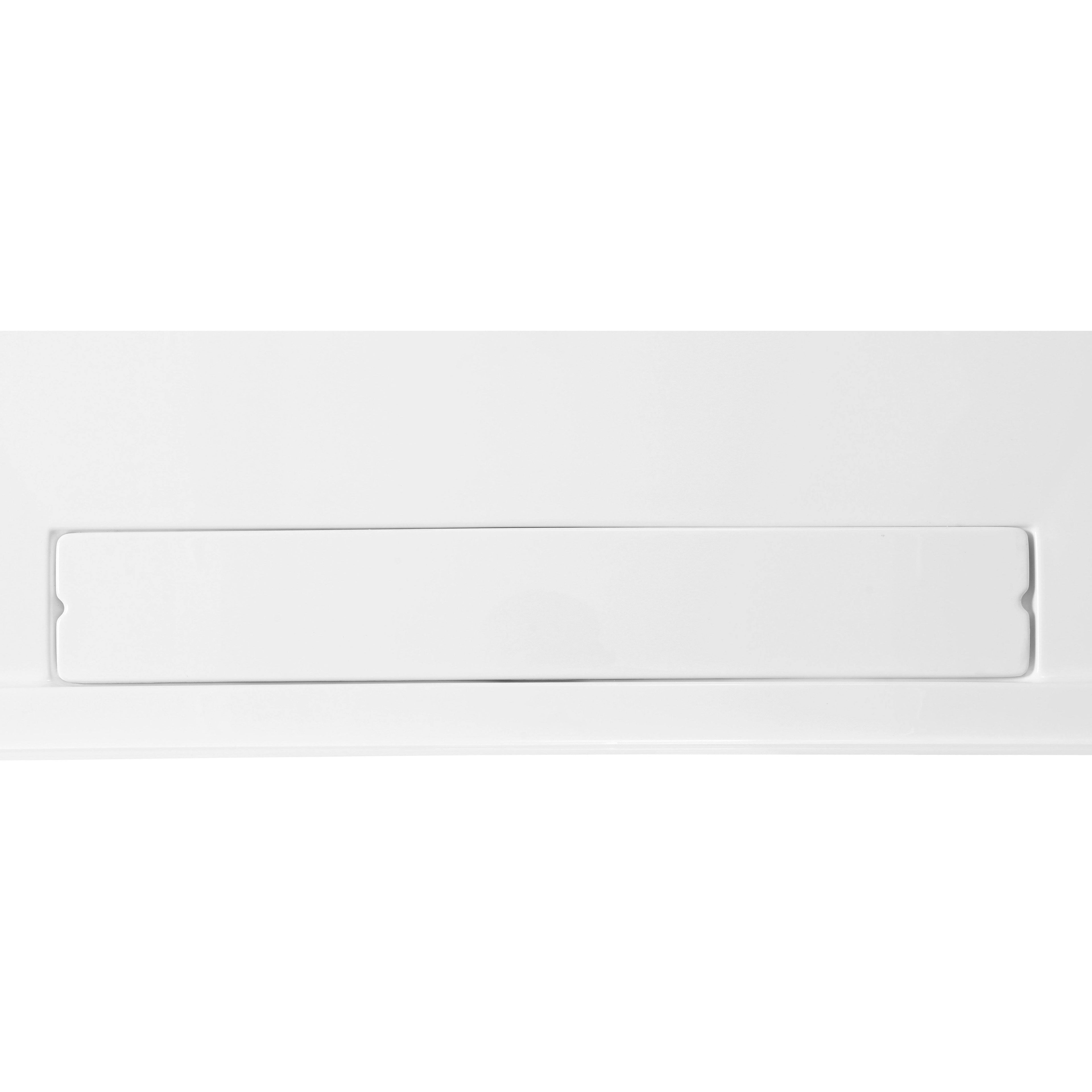 White 60 in. x 36 in. Shower Base D6859