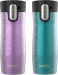 16 oz 2-Pack Vacuum-Insulated Stainless Steel Travel Mug W800581