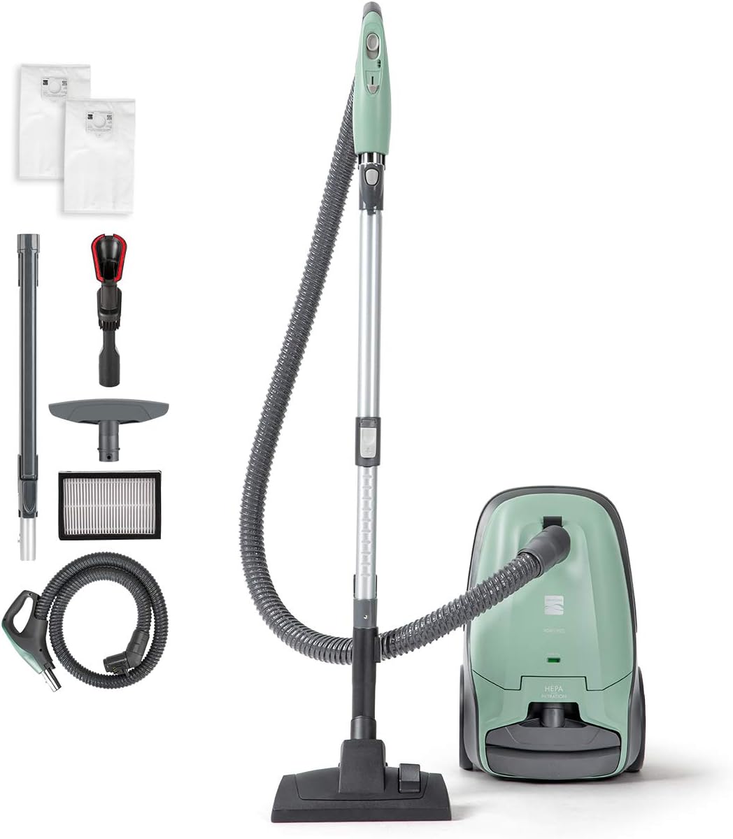Lightweight Bagged Canister Vacuum Cleaner with HEPA G8739