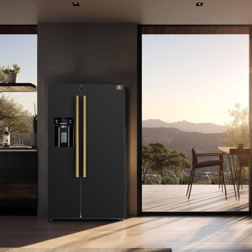 Stainless Steel 36 Inch Side-by-Side Refrigerator and Freezer with 20 Cubic Ft. Capacity S1060