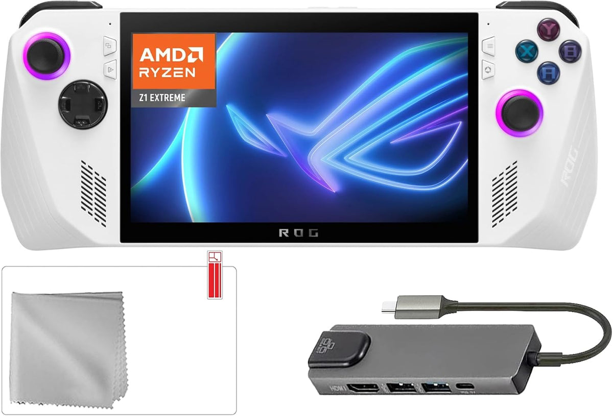 White 7-inch 512GB Gaming Handheld with AMD Ryzen Z1 Extreme Processor Z66995