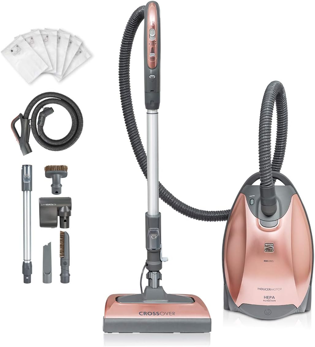 Lightweight Bagged Canister Vacuum Cleaner with HEPA G8739