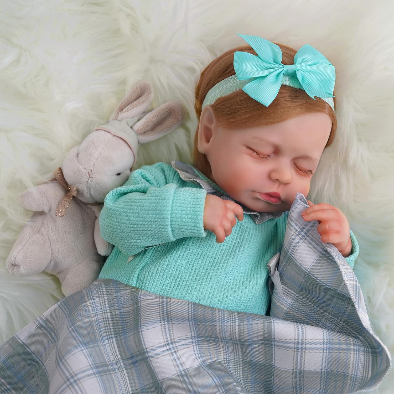 20 Inch Soft Body Realistic Blond Hair Baby Doll N730367