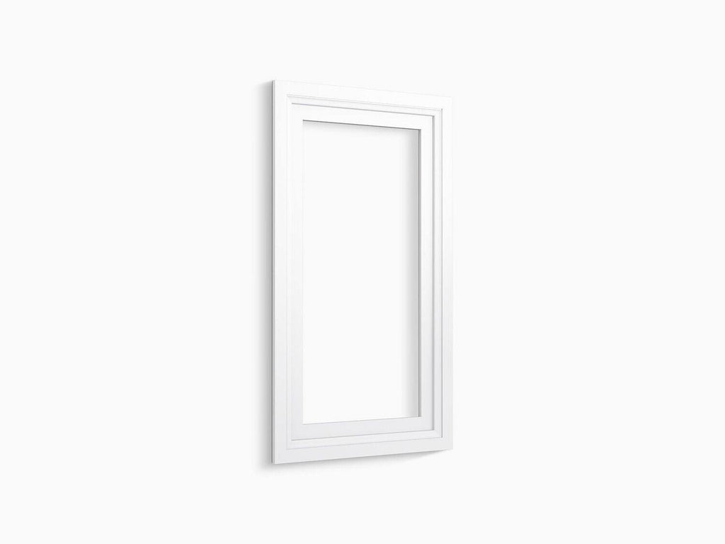 Claret Suede Damask Medicine Cabinet Surround, 15x22 Wide J848
