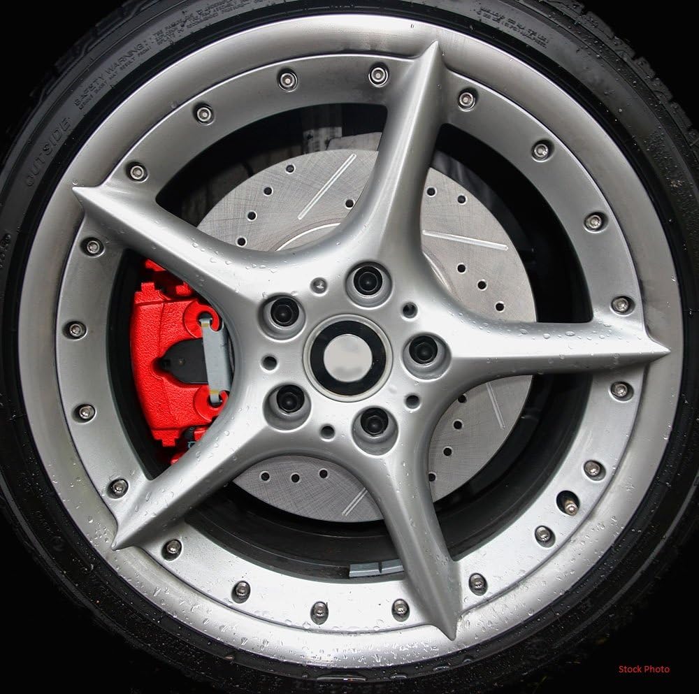 Red Powder Coated Caliper Assembly Pair Set J449