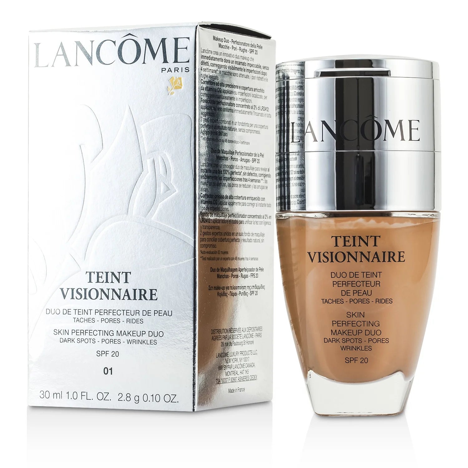 Teint Visionnaire Skin Perfecting Make Up Duo SPF 20 - 30ml+2.8g J3314