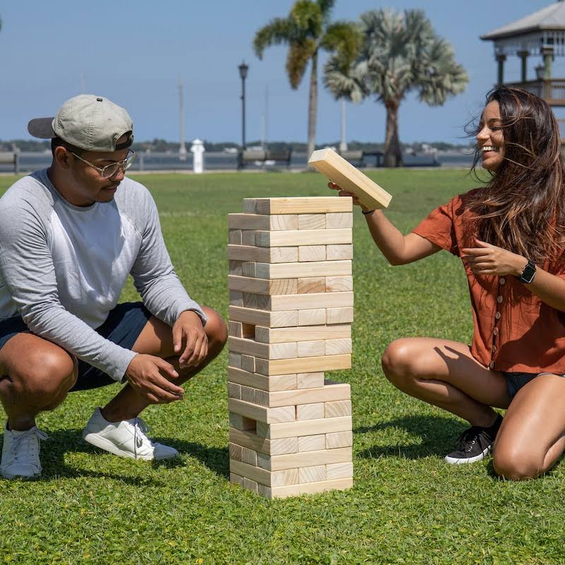 Giant Wooden Tumble Tower Game D771145