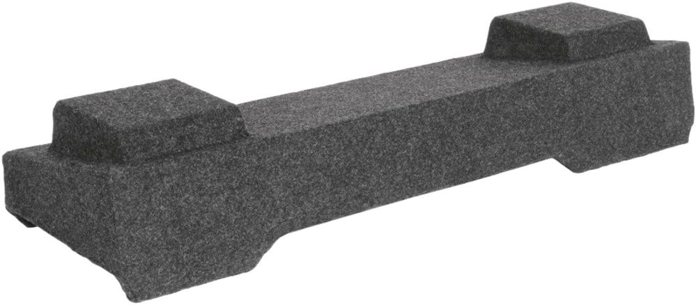 Charcoal Dual 10 Inch Sealed Subwoofer Enclosure for Chevrolet/GMC Crew Cab P6446