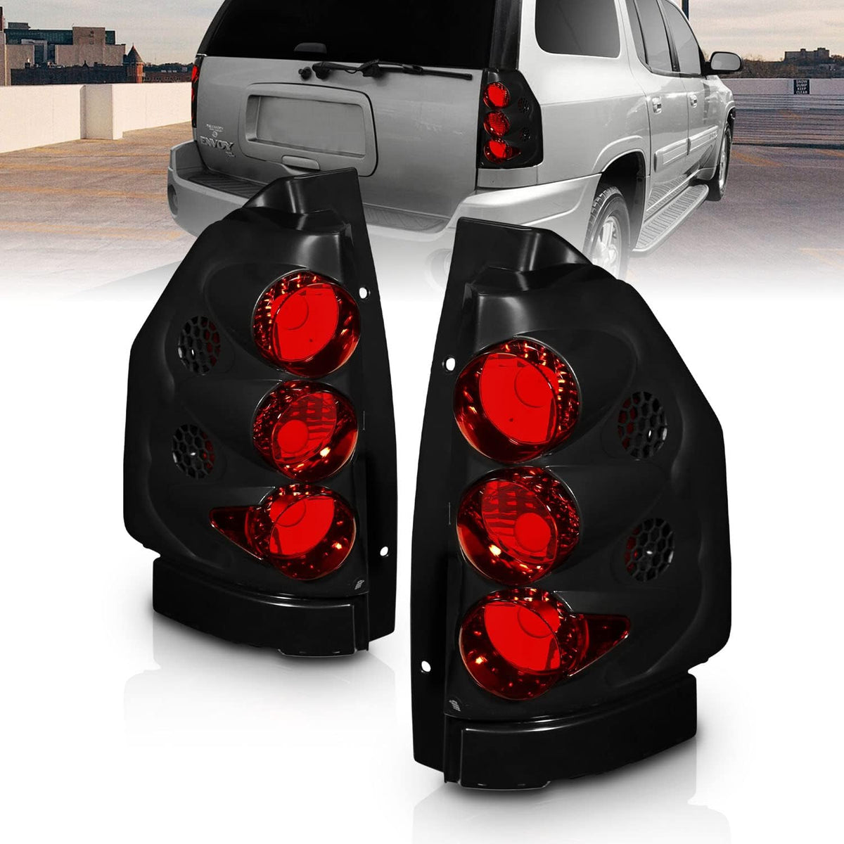 Black Euro Tail Lights R72145
