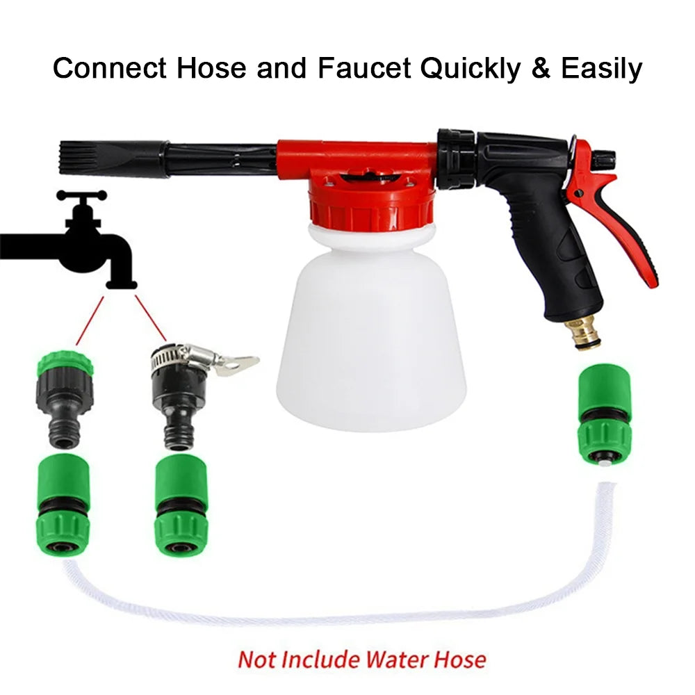 Adjustable Dial Foam Sprayer with 1 Liter Bottle A59237
