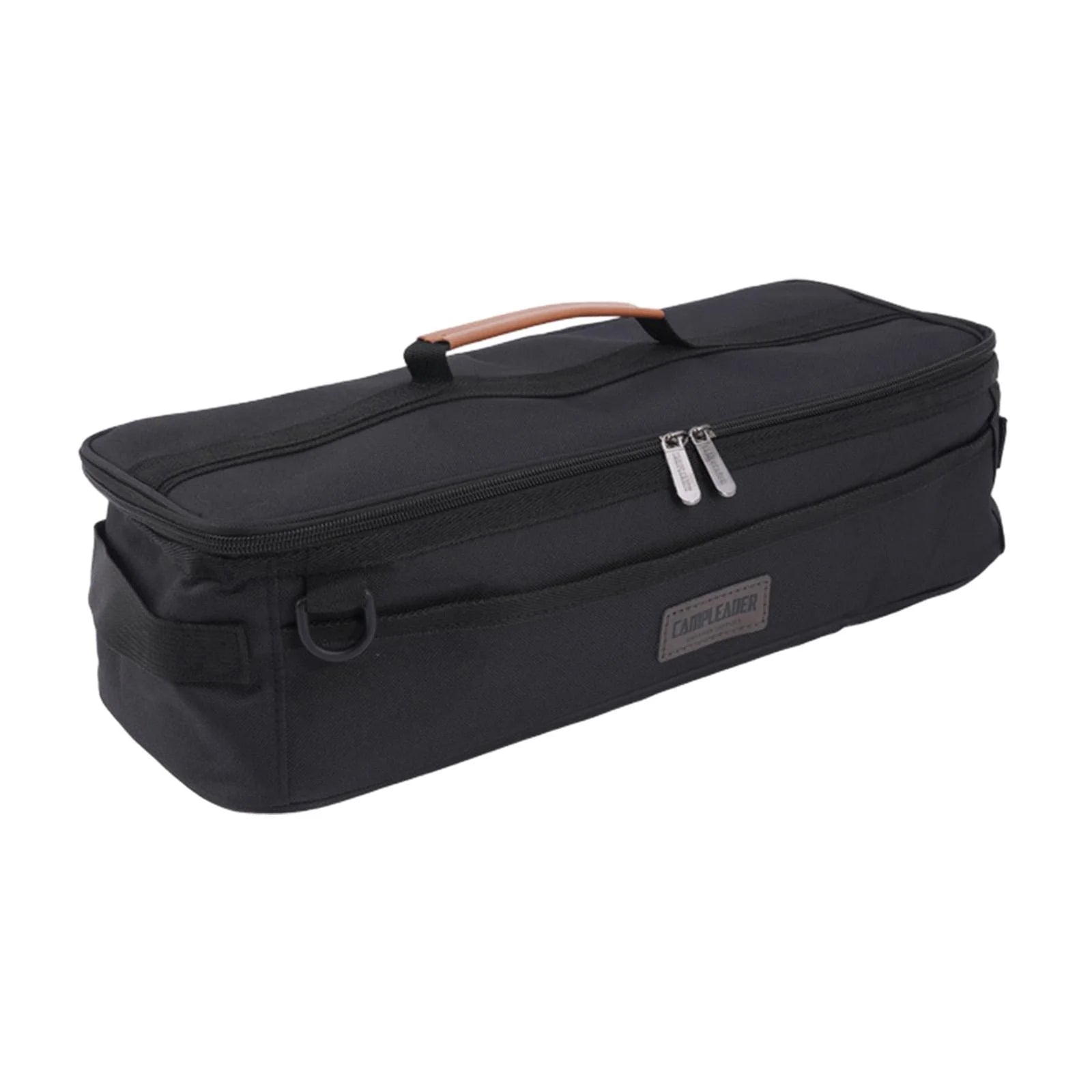 Tent Pole Bag with Handle Pockets Storage Bag for Hiking Travel black T336140