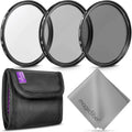 95MM Lens Filter Kit with ND, CPL, UV Filter and Lens Filter Case K582