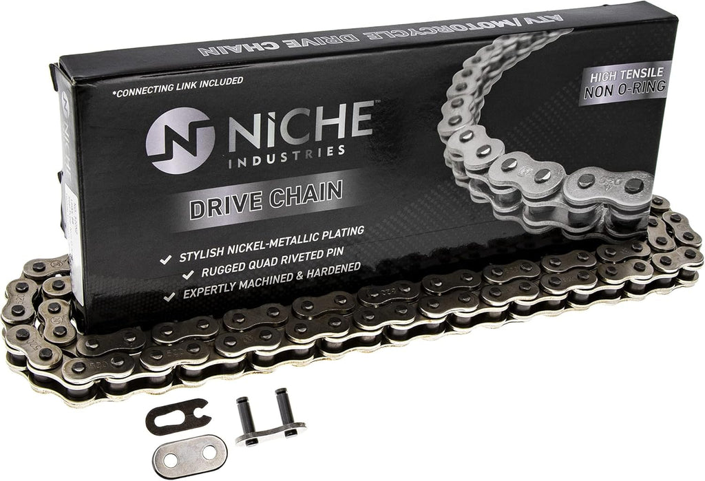 Drive Sprocket Chain Combo Front 13 Rear 40 Tooth 520NZ Standard 98 Links Pack of 2 K896388