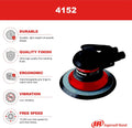 6" Orbit Palm Pneumatic Sander with Pressure Sensitive Adhesive Pad P668