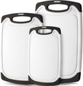 3-Piece Plastic Cutting Boards with Juice Grooves S5196