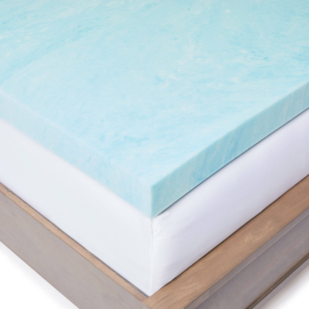 California King Gel Memory Foam Mattress Topper O31932
