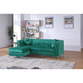 Green Sofa Chaise M86601