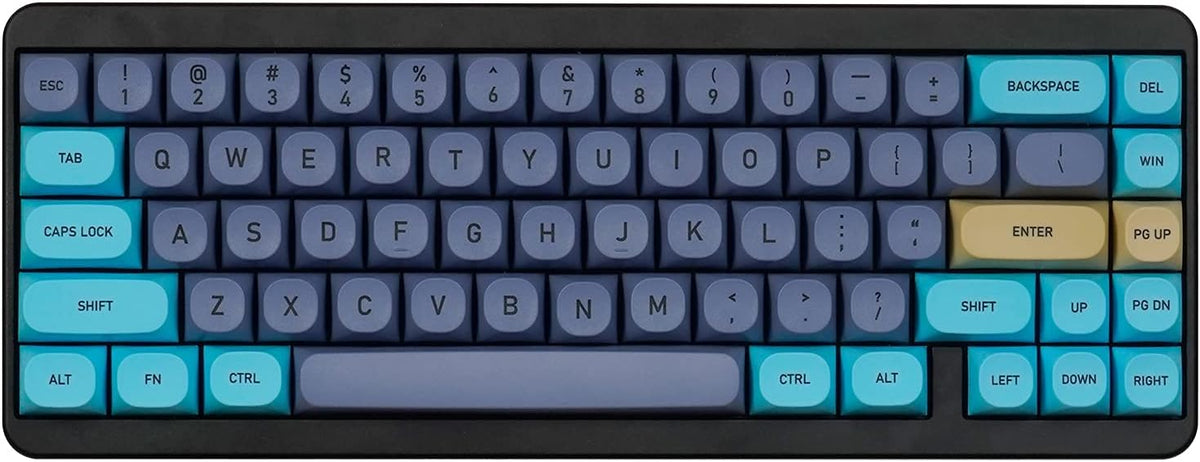 Blue Cat Ma Keycaps Kits for Mechanical Keyboard with 104 68 Number Keys with Dye-subbed Pbt Material K797