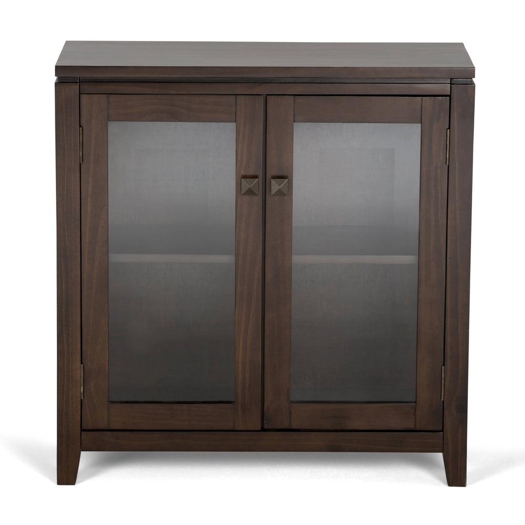 Solid Wood Low Storage Cabinet Farmhouse Grey G269