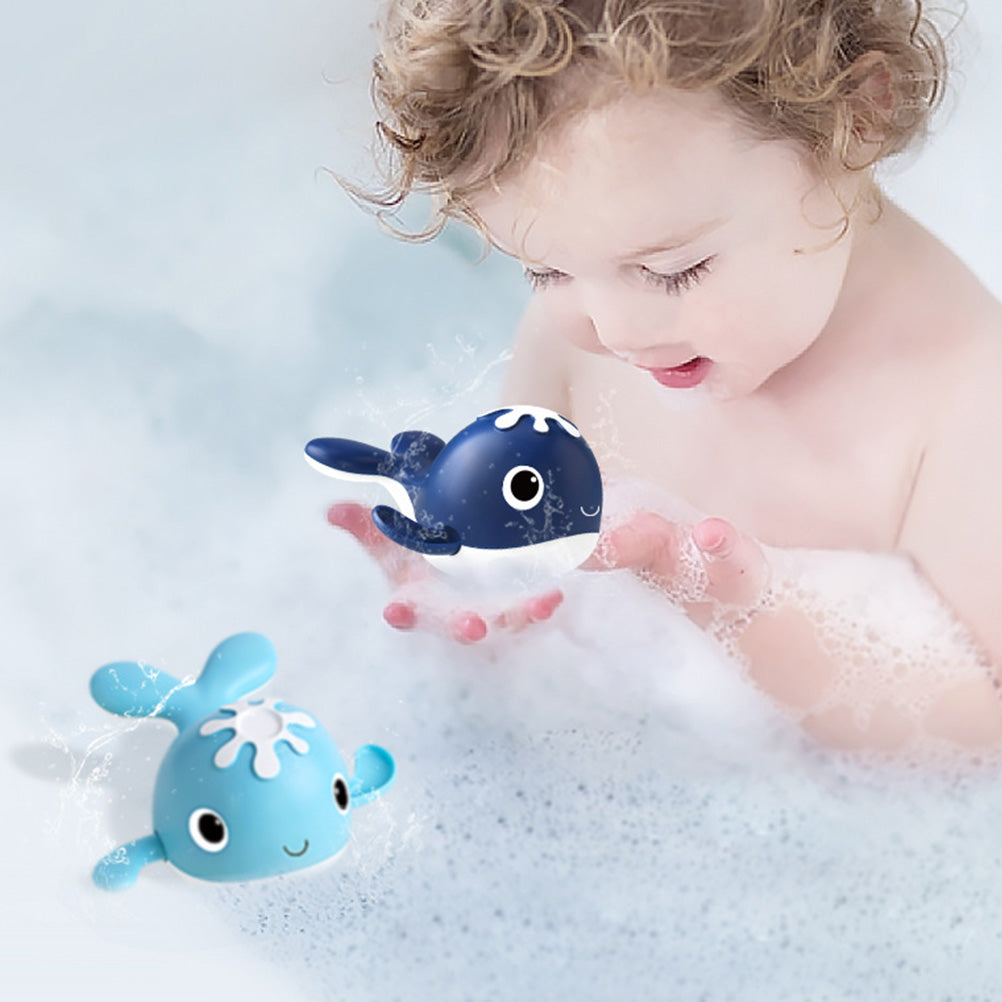 3 Pcs Wind Up Whale Bath Toys T2751