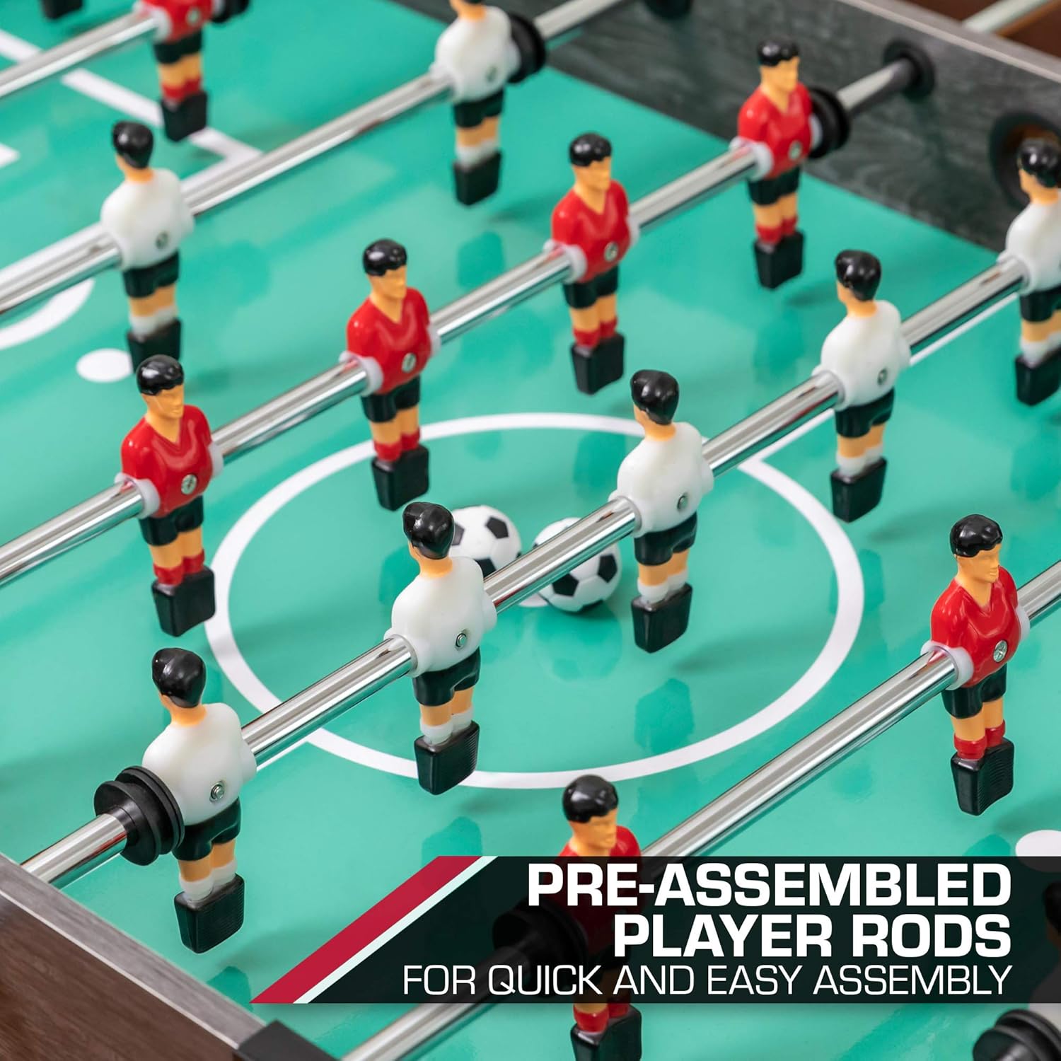 48" Mid-Size Indoor Foosball Table, Grey G715153