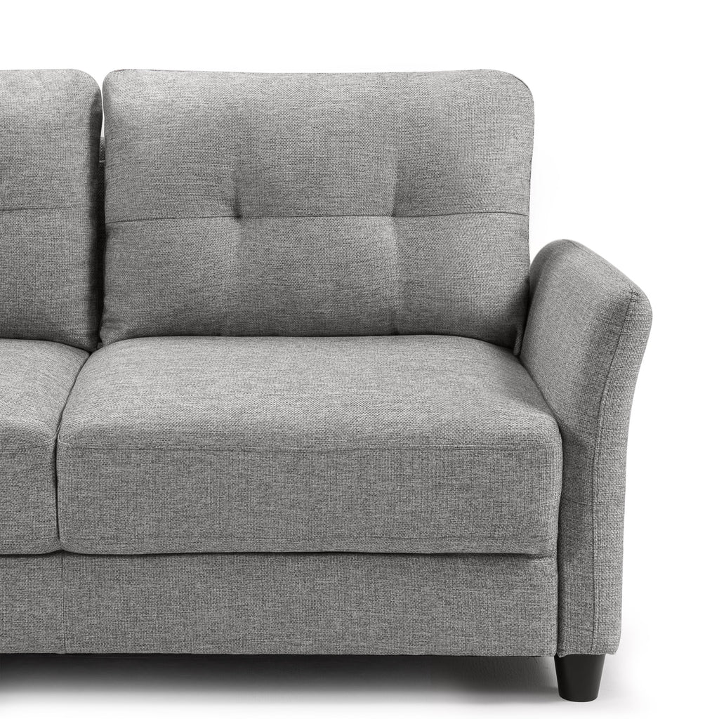 Soft Grey 2-Seater Loveseat X942702